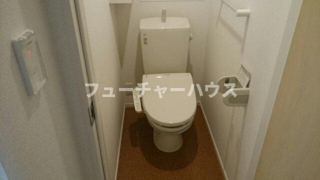 メゾンミニョンＭⅠのトイレ|落ち着いたトイレです