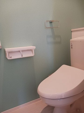 アパートメントＢのトイレ|コンパクトで使いやすいトイレです