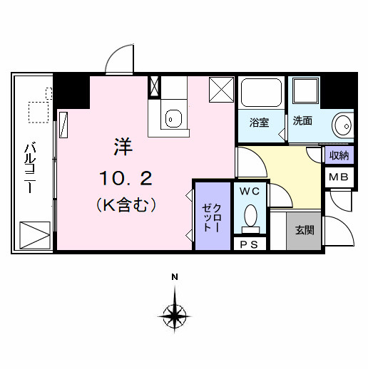 ベル　アンジュの間取り