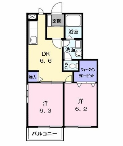 サンガーデンＭの間取り