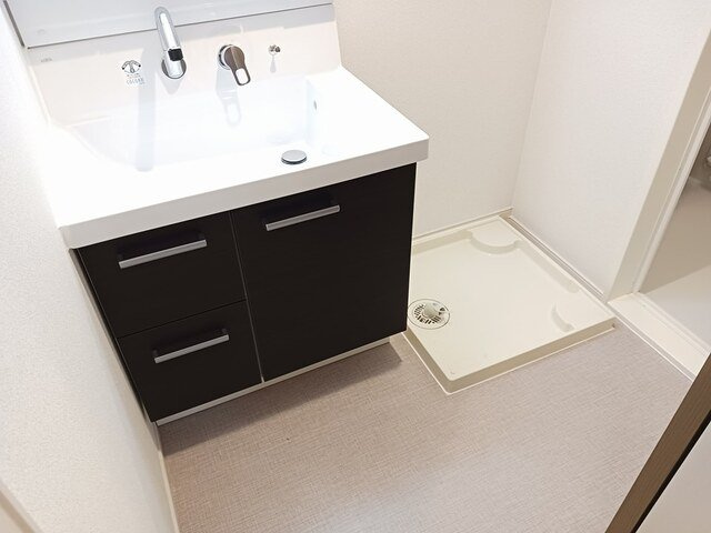 ラフレシールＳの洗面所|コンパクトで使いやすい洗面所
