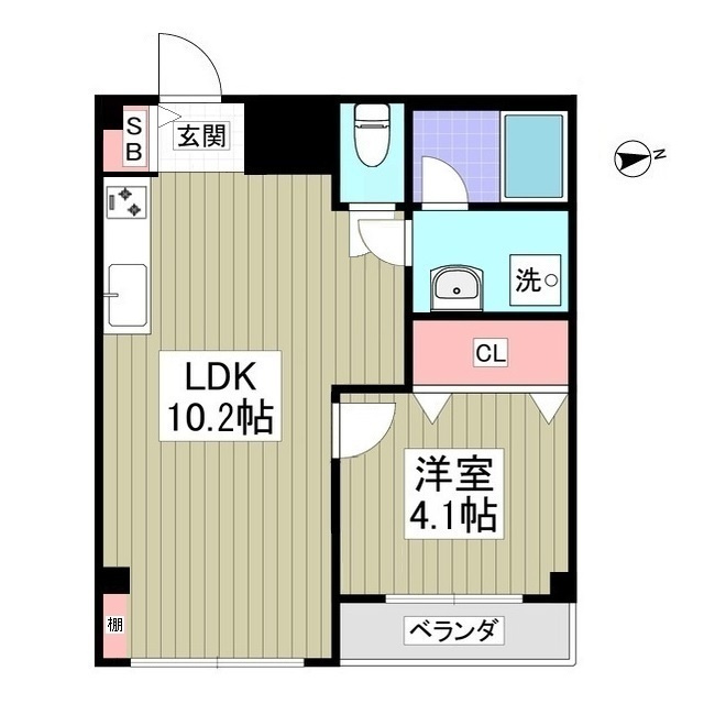AJU稲城の間取り
