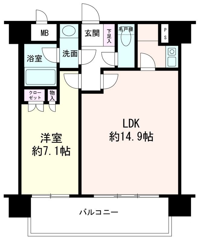 藤和ハイタウン上野の間取り|間取りです。