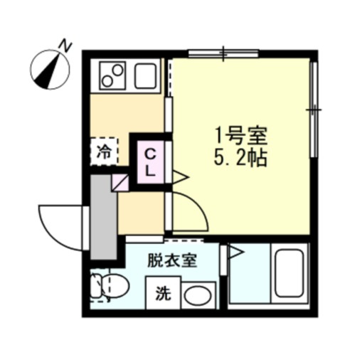 ベイルーム新杉田の間取り