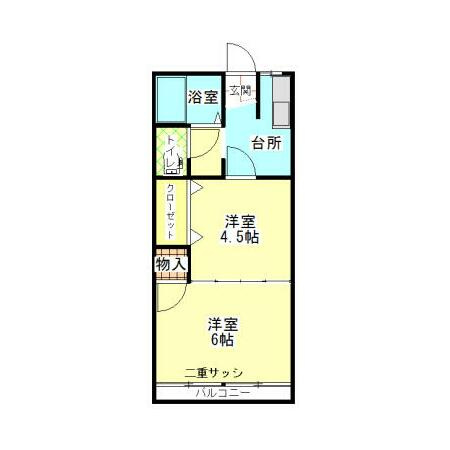 寒河江市島東 一棟アパート（2棟一括）の間取り