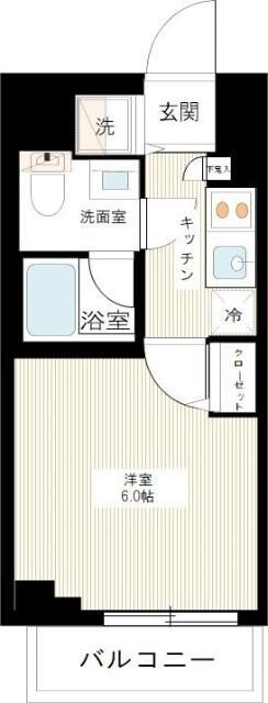 ラヴェニール横浜蒔田の間取り