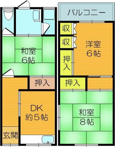 西郷通テラスの間取り