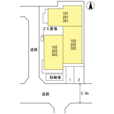 【区画図】 | ボヌール壬生