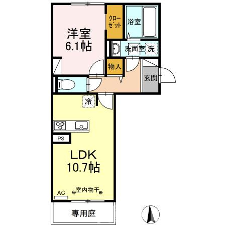 パストラル松橋の間取り