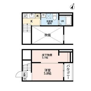 CRASTINE道徳の間取り
