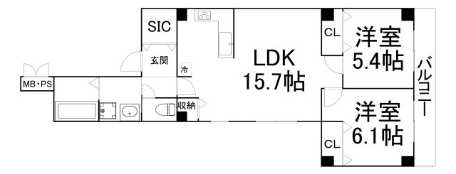 【間取り】 | SGレガータ蒲生