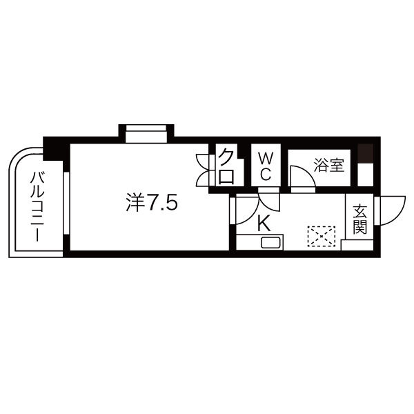 エバーグリーン明治の間取り