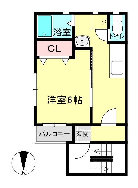神康ビルの間取り