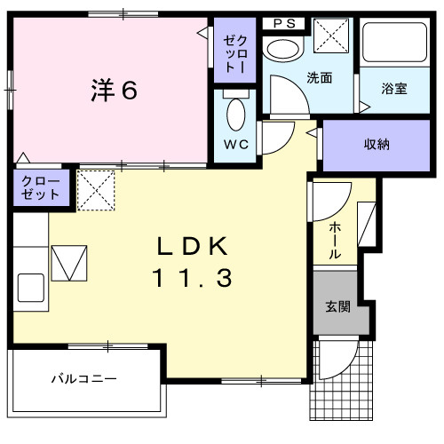 アンベリールⅢの間取り