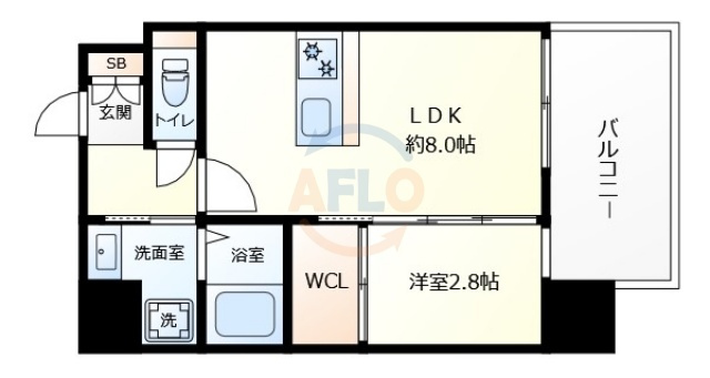 LiveCasa天満橋の間取り|LiveCasa天満橋　間取り