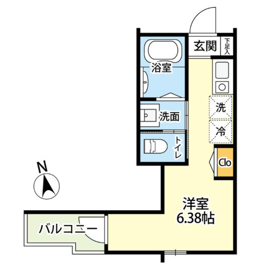 ラ・プロバンスドゥ五反野壱番館の間取り