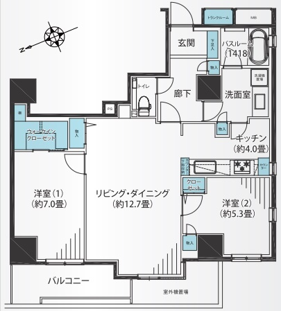 ソプラタワーの間取り