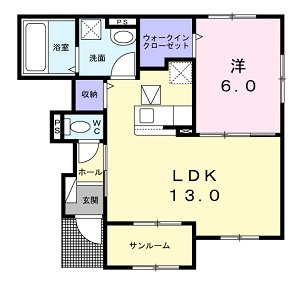 プリムローズⅡの間取り
