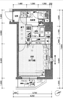 【間取り】 | プレール・ドゥーク浅草