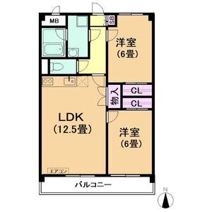 エンドール吉根の間取り