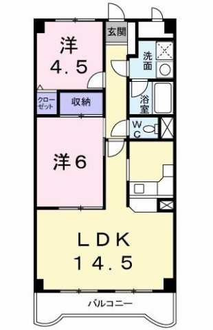 アルファビア池内の間取り