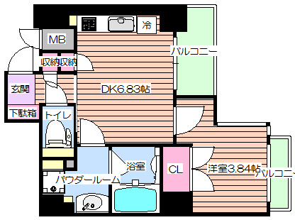 【間取り】 | SK大阪天満宮プライマリーワン