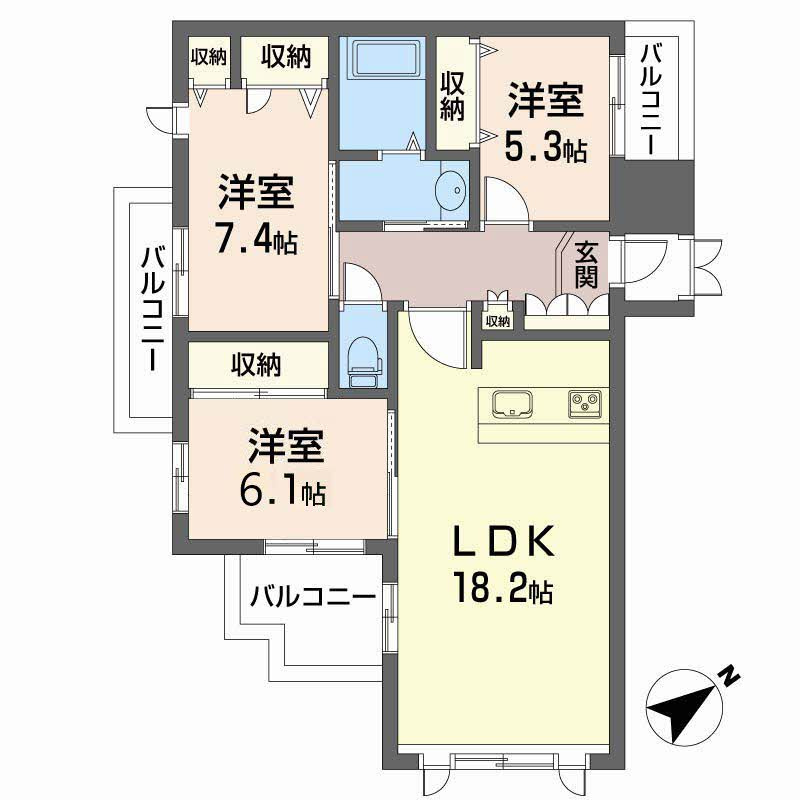 アイエフノヴァ上甲子園の間取り