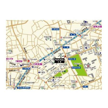 パークアクシス三宿の地図