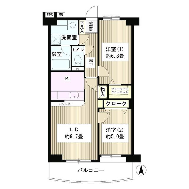 ドエル新都の間取り