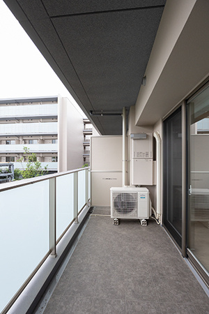 アビティグランデ砧　（Ｃ棟）のバルコニー|※写真は同タイプ住戸です。