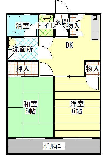 【間取り】 | みずほ台７ハイツ