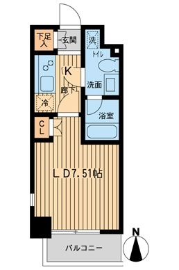 プライムアーバン西武柳沢（旧：ウィルテラス保谷）の間取り