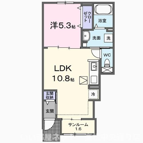 【間取り】 | クラール勅使イーストＢ