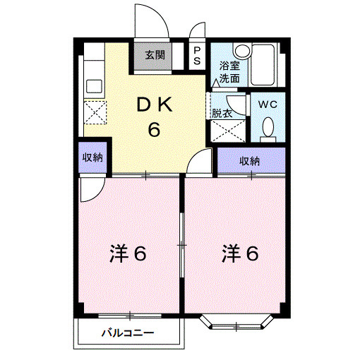 【間取り】 | エルディム東脇