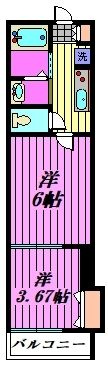 Mark Duo武里Ⅰの間取り