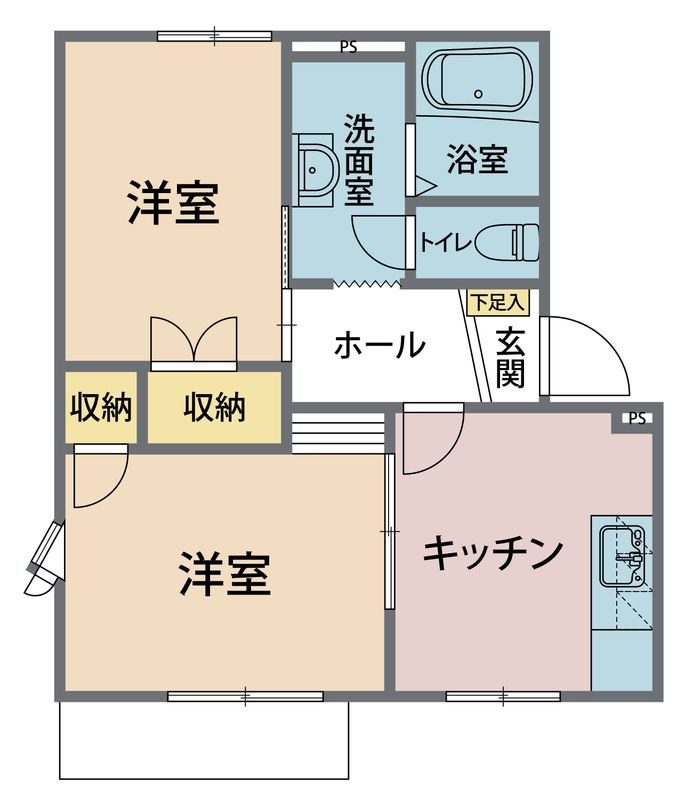 グリーンヒル清水の間取り