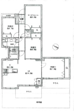 【間取り】 | 玉川学園ガーデンハウス