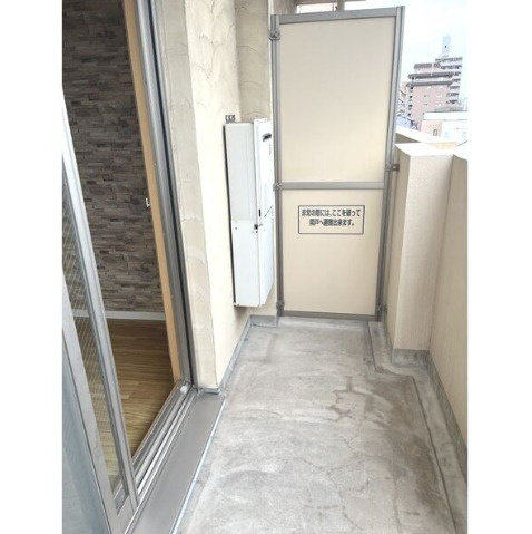 アプレシオ八田のバルコニー