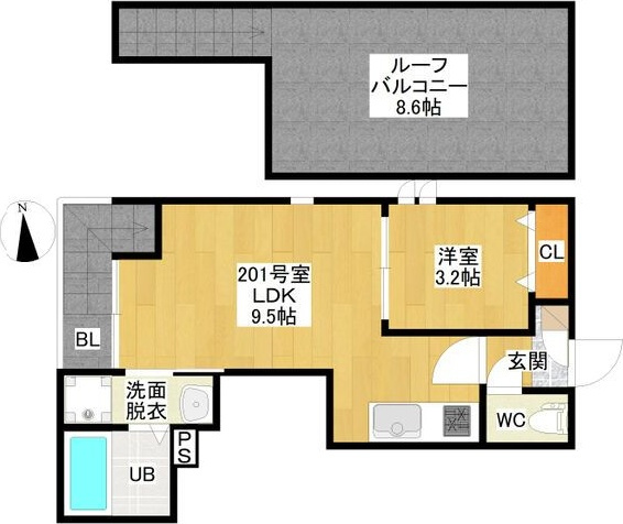 【間取り】 | GRANDTIC志賀本通南