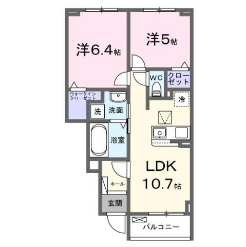 ロータス　レジデンスⅠの間取り