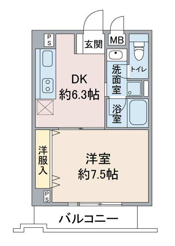 K.SグランディールWATANABEの間取り