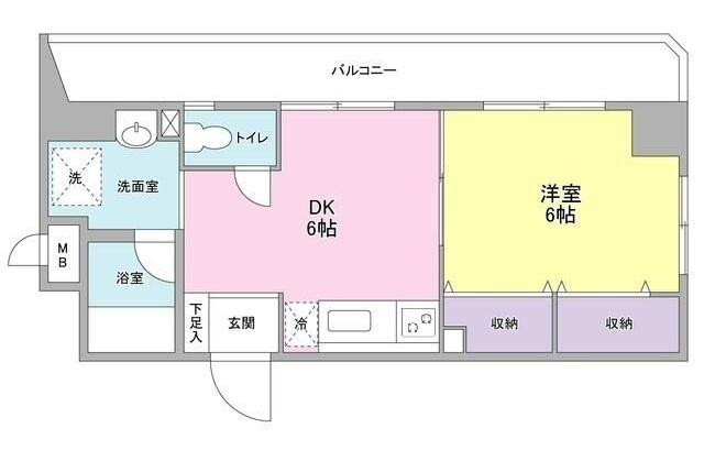 那須ハイライズの間取り|間取りです。