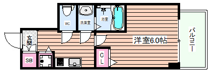 【間取り】 | エスリードザ・グラン天六