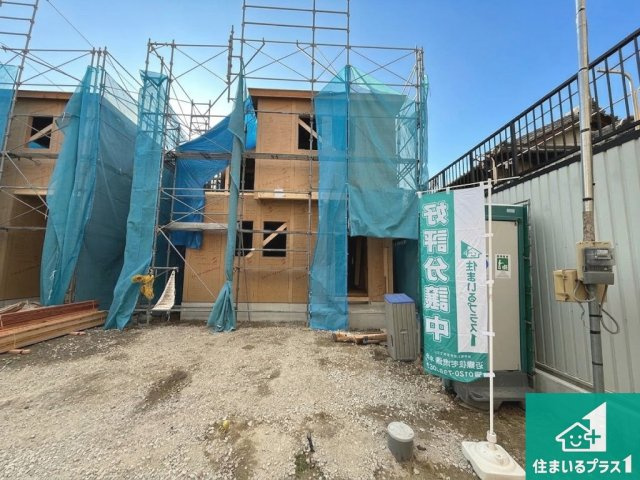 八尾市佐堂町　第1期　新築一戸建ての外観|現在建築中！落ち着いた街並みで新生活を始めることが出来そう！周辺の物件も併せてご紹介させて頂きます！