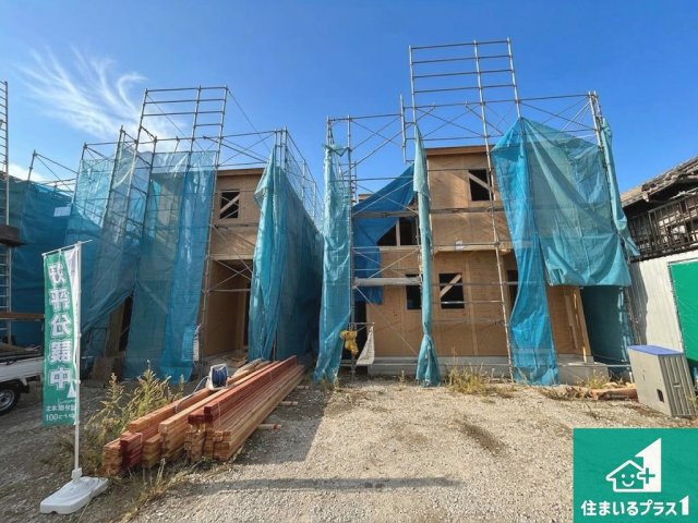八尾市佐堂町　第1期　新築一戸建ての外観|現在建築中！落ち着いた街並みで新生活を始めることが出来そう！周辺の物件も併せてご紹介させて頂きます！