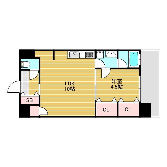Mid　Court　新大阪の間取り