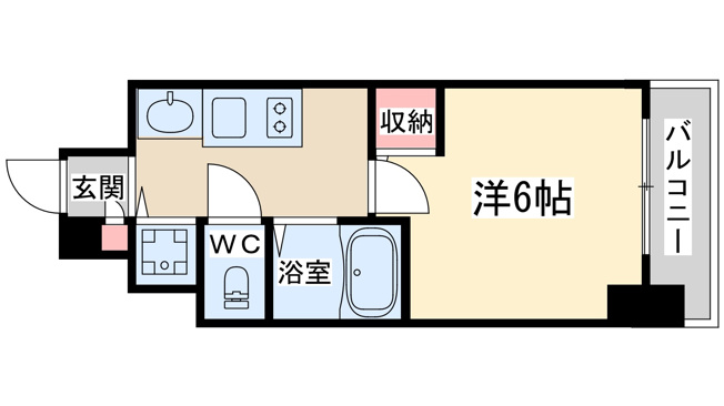 【間取り】 | プレサンス天神橋ディオレ