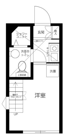 中野区江古田２丁目のアパートの間取り