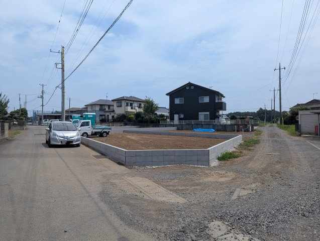 小美玉市羽鳥第15の前面道路含む現地写真|前面道路含む現地写真です