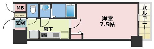 アドバンス北大阪フィーノの間取り